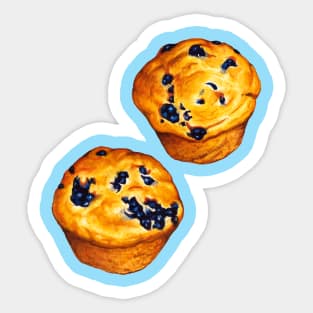 Blueberry Muffin Sticker